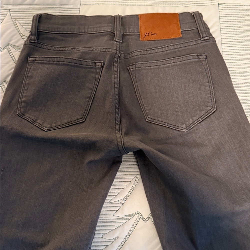 J. Crew Women's Gray Toothpick Jeans-24 - Picture 12 of 12